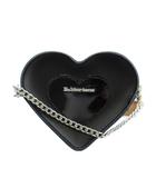 ドクターマーチン DR.MARTENS ミニ ハート バッグ ポシェット ショルダーバッグ チェーン レザー 黒 ブラック AD092001 /AN64