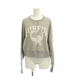 ファーファー furfur 24SS Miraスウェット トレーナー F グレー ルー 長袖 クルーネック /JP