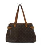 ルイヴィトン LOUIS VUITTON モノグラム バティニョール オリゾンタル トートバッグ ハンドバッグ PVCキャンバス レザー 茶 ブラウン M51154 /YT ■OH ●D