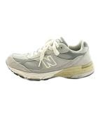 ニューバランス NEW BALANCE Made in USA 993 スニーカー スエード ローカット US9 27cm グレー MR993GL /KU