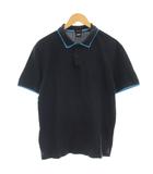 ヒューゴボス HUGO BOSS ポロシャツ 半袖 Mネイビー 紺 10234715 /☆G