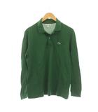 ラコステ LACOSTE CLASSIC FIT ポロシャツ ワニ刺繍 3 S 緑 グリーン 長袖 L1312DL /YM