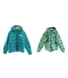 ザノースフェイス THE NORTH FACE ダウンジャケット 花柄 リバーシブル アウター 10 緑 グリーン NF0A7WQW /AN22