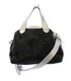 メゾンマルジェラ 11 Maison Margiela 11 グラム スラム Glam Slam Bag ショルダーバッグ ハンドバッグ 2way ナイロン レザー シルバー色 黒 ブラック S56WD0067 /AN4