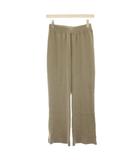 ドゥーズィエムクラス DEUXIEME CLASSE RIB KNIT PANTS リブニットパンツ 34 ベージュ ストレート 19030560109810 /YM
