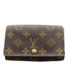 ルイヴィトン LOUIS VUITTON ポルトフォイユ トレゾール モノグラム 二つ折り財布 小銭入れ 茶 ブラウン M61736 /AN22 ■OH