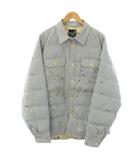 ビズビム VISVIM HELLION DOWN JKT DMGD ダウンジャケット ストライプ柄 4 青 0224905013008 /KH