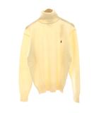 ポロ ラルフローレン POLO RALPH LAUREN タグ付き ニット セーター タートルネック ウール スモールポニー M アイボリー KR-RL-KA0704 /HN