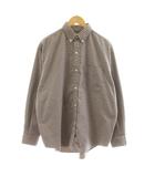 エルエルビーン L.L.BEAN Kittery Long Sleeve Shirt ボタンダウンシャツ カジュアルシャツ 長袖 チェック柄 L 茶 ブラウン 紺 ネイビー 5475-1040 /KU