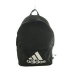 アディダス adidas リュックサック バックパック ロゴプリント 黒 ブラック /MI