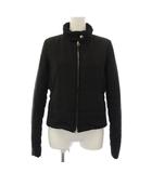 エルメス HERMES SELLIER 中綿ジャケット ショート丈 スタンドカラー セリエボタン S 黒 /KH