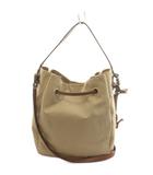 ショルダーバッグ ハンドバッグ 2way ナイロン ベージュ QAS11-03 /AN27