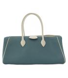 エルメス HERMES パリボンベイ40 ハンドバッグ エプソンレザー 青 □J刻印 /KH ■OH