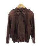 ダンヒル dunhill レザージャケット 革ジャン アウター ヴィンテージ 40 ボルドー /YT
