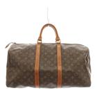 ルイヴィトン LOUIS VUITTON モノグラム キーポル バンドリエール 50 ボストンバッグ 茶 ブラウン M41416 /YM25 ■OH