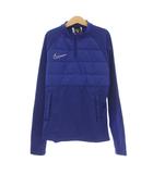 ナイキ NIKE カットソー こども服 男の子 M 青 ブルー ジュニア ハーフジップ ドリル トップ 長袖 キルティング /LP6