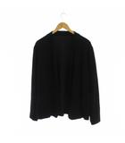 フォーワンセブンバイエディフィス 417byEDIFICE 21AW ノーカラージャケット M 黒 無地 長袖 /JP13