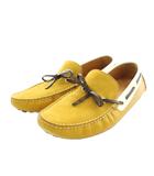 ルイヴィトン LOUIS VUITTON モノグラム ドライビングシューズ スエード 6.5 マスタード /AN10