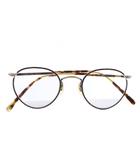 オリバーピープルズ OLIVER PEOPLES 眼鏡 メガネ ラウンド 47□22 143 茶 ブラウン クリア OP-78R /TK 38