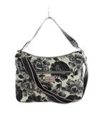 キャスキッドソン Cath Kidston ハンドバッグ ショルダーバッグ 2way 花柄 グレー /AN40