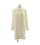 マックスマーラ MAX MARA ステンカラーコート ミドル丈 42 白 ホワイト /KU 5