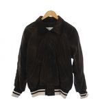 22AW Velvet bomber jacket ベルベットボマージャケット ブルゾン 48 茶 S50AM0565 /KH2