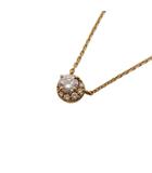 Moon Setting ムーンセッティングネックレス ペンダント ダイヤモンド 0.20ct K18 イエローゴールド /KH