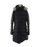 トミーヒルフィガー TOMMY HILFIGER ダウンコート M 紺 ネイビー 長袖 ハーフ丈 フード MI62890012 /GG48