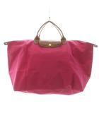 ロンシャン LONGCHAMP ル プリアージュ トートバッグ ハンドバッグ ナイロン レザー ピンク 1624089560 /KU