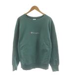 チャンピオン CHAMPION スウェット トレーナー XL 黄緑 ロゴ刺繍 長袖 /RR12