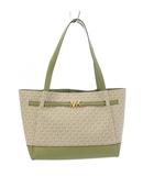 マイケルコース MICHAEL KORS リード ラージ ベルテッド トートバッグ ショルダーバッグ 黄緑 ベージュ /TK 31