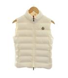 モンクレール MONCLER ガーニージレ GHANY GILET ダウンベスト アウター ダブルジップ アニメタグ 1 白 ホワイト E20934830405 /YT3