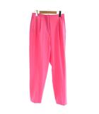エムエムシックス メゾンマルジェラ MM6 Maison Margiela スラックス パンツ 36 ピンク 無地 フルレングス 切りっぱなし加工 S52KA00311 /AP16