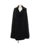マディソンブルー MADISONBLUE BIG P CAPE カシミヤ混ケープコート ポンチョ 00 F 紺 ネイビー ダブルブレスト MB184-2006 /YM2