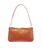 ロンシャン LONGCHAMP ワンショルダーバッグ ハンドバッグ レザー 赤系 /KU 24