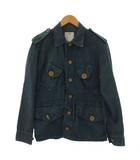 ビズビム VISVIM カバーオール ジャケット リネン 2 青 /BM28