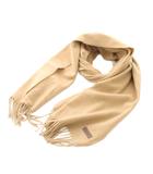 マッキントッシュフィロソフィー MACKINTOSH PHILOSOPHY マフラー ストール カシミヤ ベージュ フリンジ付き H5711-225-40 /YM31