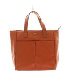 アニヤハインドマーチ ANYA HINDMARCH ハンドバッグ レザー オレンジ /AN