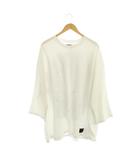 ゼファレン Zephyren Tシャツ XL 白 バックプリント クルーネック 七分袖 /JP34