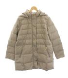 クロコダイル CROCODILE ダウンコート ナイロン ジップアップ LL グレー /HN14