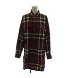 ラルフローレン RALPH LAUREN チュニック カットソー 11 赤 紺 長袖 チェック柄 /GG1