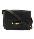 セリーヌ CELINE オールドセリーヌ レザー ショルダーバッグ 黒 ブラック /TK 19 ■OH