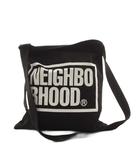 ネイバーフッド NEIGHBORHOOD ショルダーバッグ ロゴ 黒 ブラック 241MYNH-CG03 /AN