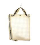 ビューティフルピープル beautiful people plaid vinyl logo tape sacoshe bag ショルダーバッグ ロゴ クリア 白 ホワイト 7936611929 /AN