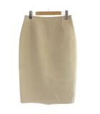 マディソンブルー MADISONBLUE REVER HIGH WAIST TIGHT SKIRT スカート ウール XS ベージュ ハイウエスト 無地 MB184-6013 /AP17