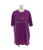 アルマーニエクスチェンジ A/X ARMANI EXCHANGE Tシャツ M 紫 パープル プリント 半袖 /LP