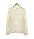 ステューシー STUSSY LAZY LS TEE Tシャツ カットソー 長袖 クルーネック L 白 1140333 /BM