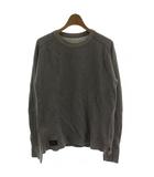ダブルタップス WTAPS Tシャツ コットン 1 グレー 長袖 ワッフル クルーネック /GG14
