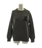 コムデギャルソン COMME des GARCONS GOOD DESIGN SHOP CHARLES KIRK ニット セーター L グレー 長袖 ロゴ IM-N002 /GG22