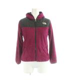 ザノースフェイス THE NORTH FACE ボアジップアップパーカー 子ども服(女の子用) M 紫 パープル 黒 ブラック 長袖 /AP